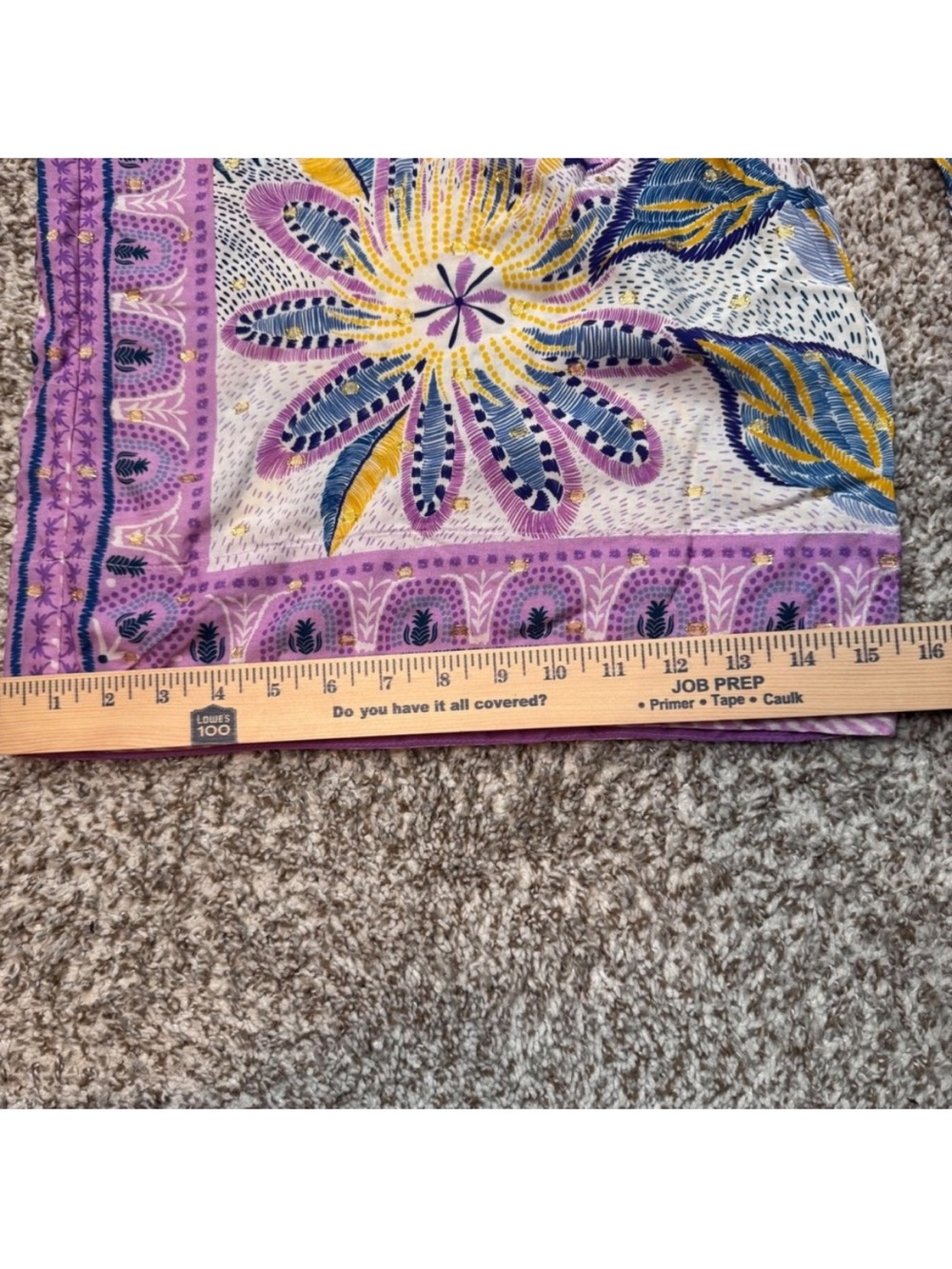 Farm Rio XL Purple tropical toucan wide leg palazzo pants - Picture 3 of 11